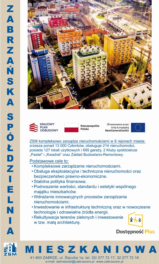 ZABRZAŃSKA SPÓŁDZIELNIA MIESZKANIOWA - zarządca nieruchomości ZABRZE zarządca nieruchomości ZABRZE